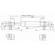 Sprężyna gazowa L685 mm 1150N Stabilus CA095435 | Exvi