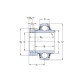 Wkład łożyska 25x52x15 mm SKF 7500YET205 | Exvi
