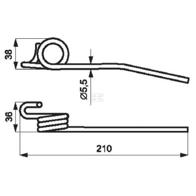 Palec motowideł Z20478 3045Z56958 | Exvi