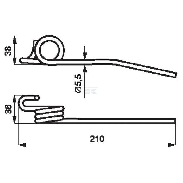 Palec motowideł Z20478 3045Z56958 | Exvi