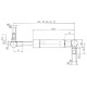 Sprężyna gazowa L669 mm 650N Stabilus CA8266NU | Exvi