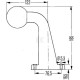 Lampa obrysowa 5W 12V czerwona/biała 2XS950071031 | Exvi