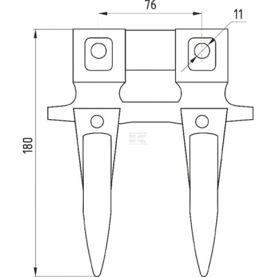 Bagnet podwójny New Holland 80379720 | Exvi