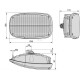 Lampa tylna zespolona 259x158mm, lewa Cobo 02942000 | Exvi