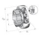 Wkład łożyska 40x80x21 mm INA/FAG GSH402RSRB | Exvi