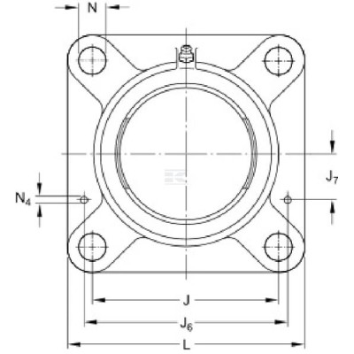 Obudowa łożyska SKF 7500FY509M | Exvi