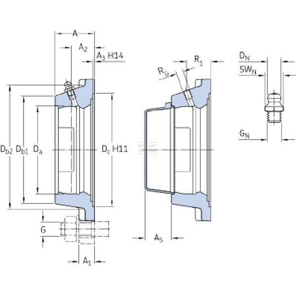 Obudowa łożyska SKF 7500FY509M | Exvi