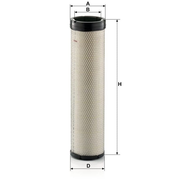 Wkład filtra powietrza wtórnego CF1570 | Exvi