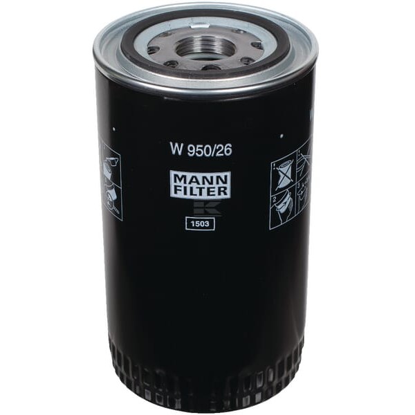 Filtr wymienny oleju smarowego W95026 | Exvi