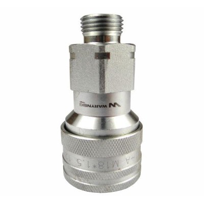 Szybkozłącze hydrauliczne gniazdo M18x1.5 WIAM18MZ | Exvi