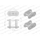 Zamek łańcucha wzmocnionego Z08A-1 ANSI A 40 Z08A1 | Exvi