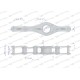 Łańcuch rolkowy CA650-1 104 ogniw 26 LCA650-104PS | Exvi