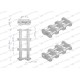 Zamek łańcucha przemysłowego Z16AH-3 ANSI A Z16AH3 | Exvi