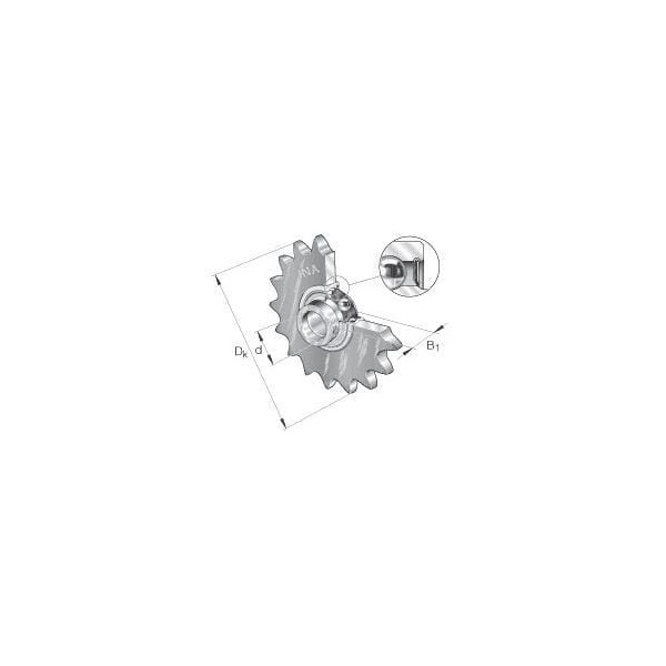 Koło napinacza łańcucha KSR20B012101516 | Exvi