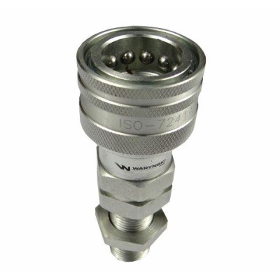 Szybkozłącze hydrauliczne gniazdo long WIAM18MZL | Exvi
