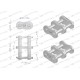 Zamek łańcucha wzmocnionego Z10A-2 ANSI A 50 Z10A2 | Exvi