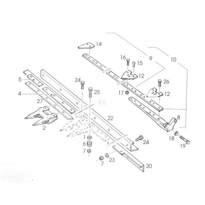 Listwa prowadząca Schumacher, 5 x 256 mm 1074201 | Exvi