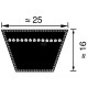 Pas klinowy Optibelt, 25x2700 VB252700 | Exvi