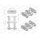 Zamek łańcucha wzmocnionego Z16A-2 ANSI A 80 Z16A2 | Exvi