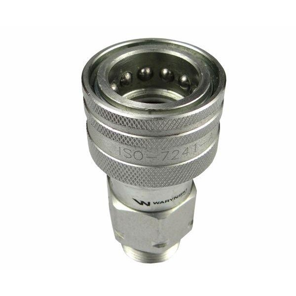 Szybkozłącze hydrauliczne gniazdo M22x1.5 WIAM22MZ | Exvi