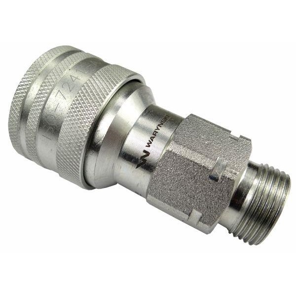 Szybkozłącze hydrauliczne gniazdo M22x1.5 WIAM22MZ | Exvi