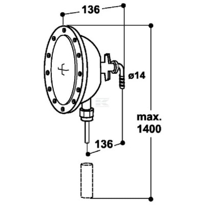 Regulator poziomu wody w korytach model 940 SU1300940 | Exvi