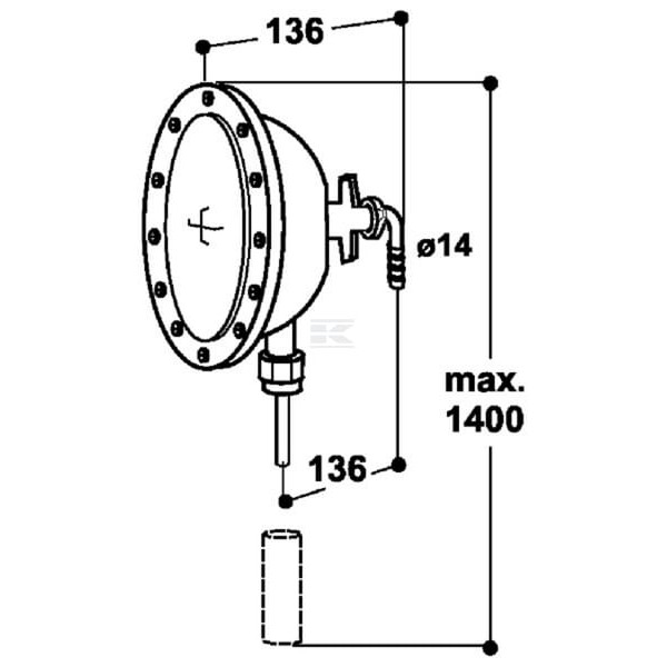 Regulator poziomu wody w korytach model 940 SU1300940 | Exvi