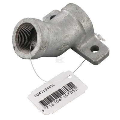 Kolano ścienne 45° ocynk 2x gwint FG4713445L | Exvi