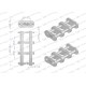 Zamek łańcucha wzmocnionego Z16A-3 ANSI A 80 Z16A3 | Exvi