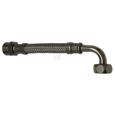 Rurka przyłączeniowa 1/2"x1/2" 90°, 15 cm 1614065015 | Exvi