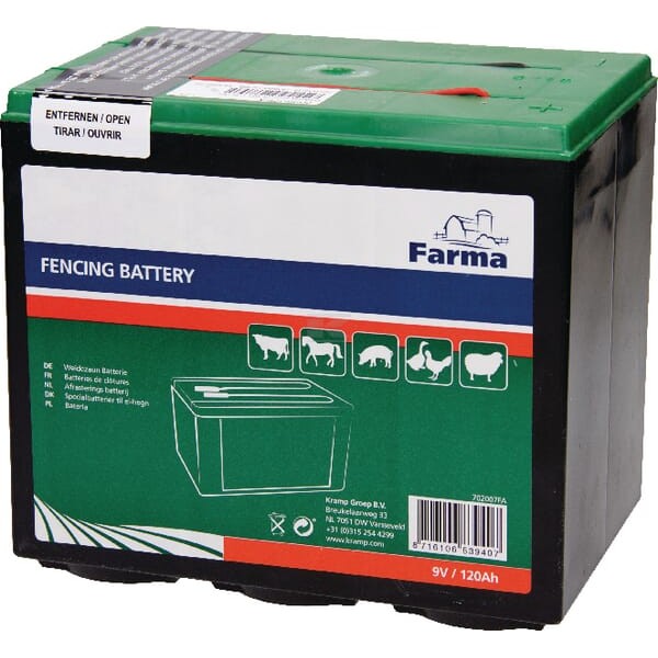 Bateria sucha, 9V 120Ah 702007FA | Exvi