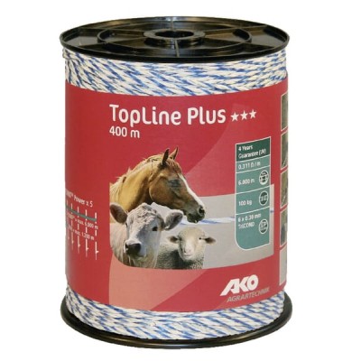 Plecionka TopLine Plus, biało/niebieska, 400 4491559 | Exvi