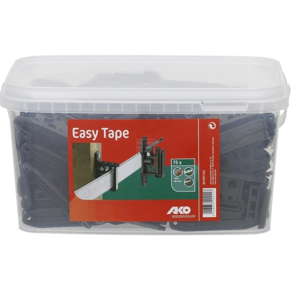 Izolator zatrzaskowy do taśmy, czarny 75 441391753 | Exvi