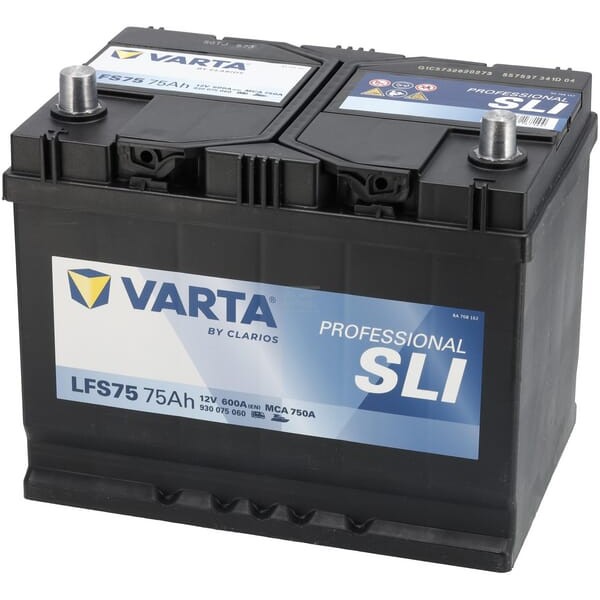 Akumulator 12V 75Ah 600A LFS75 VARTA 812071000 | Exvi