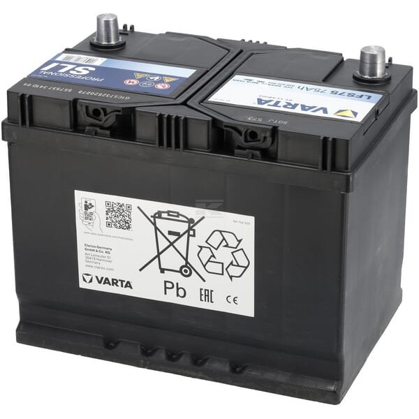 Akumulator 12V 75Ah 600A LFS75 VARTA 812071000 | Exvi