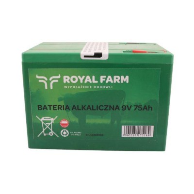 Bateria alkaliczna 75Ah 9V ROYAL FARM RF-10200103 | Exvi
