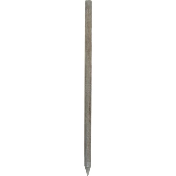 Palik ogrodzeniowy 180cm x Ø75mm szary AKO 44465 | Exvi