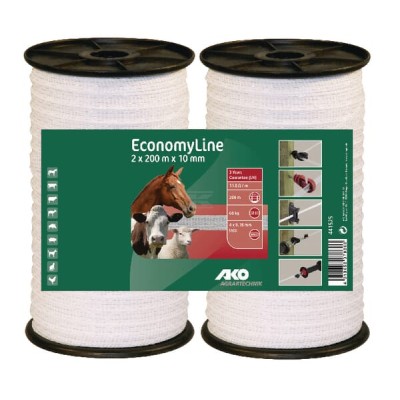 Taśma "Economy Line" 10 mm, dwupak 2 x 200 m 441525 | Exvi