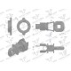 Izolator z nakrętką do drutu i plecionki RF-10190214 | Exvi