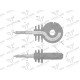 Izolator okrągły z wkrętem fi 6 RF-10180603 | Exvi