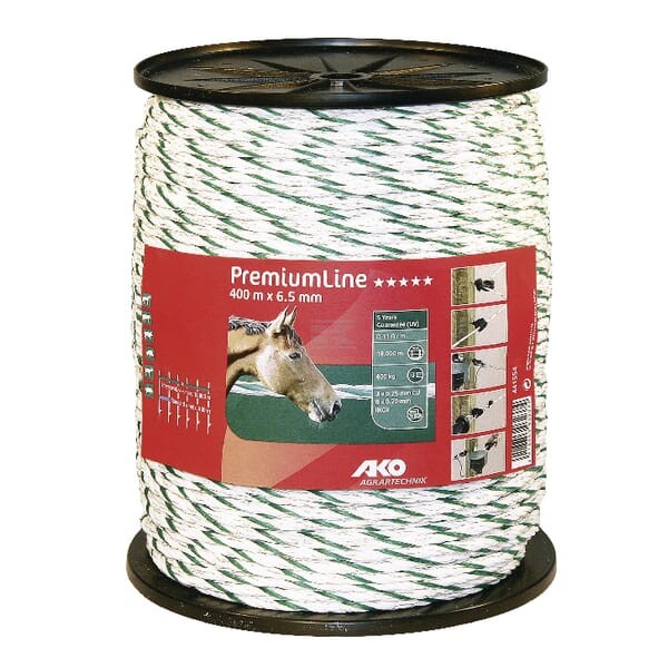 Linka ogrodzeniowa Premium Line, 6.5 mm 400 m 441554 | Exvi