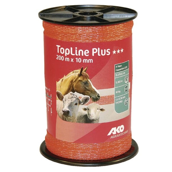 Taśma ogrodzeniowa Top Line Plus, 10 mm 200 449566 | Exvi