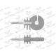 Izolator okrągły z wkrętem fi 6 RF-10180602 | Exvi