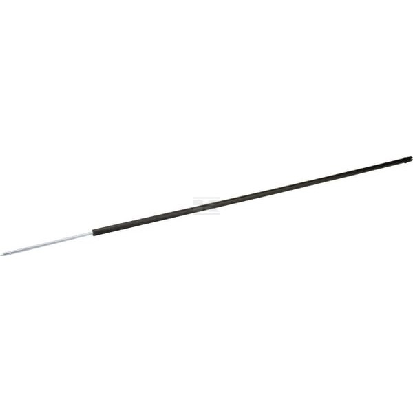 Słupek zapasowy czarny, 90 cm z pojedynczym 27276 | Exvi