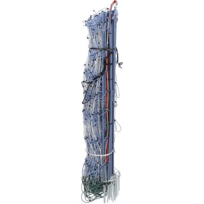 Siatka ogrodzeniowa 108 cm z podwójnym kolcem 27831 | Exvi