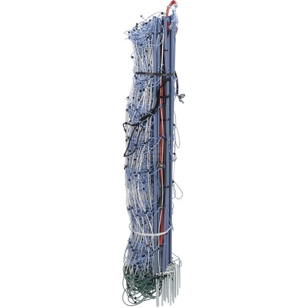 Siatka ogrodzeniowa 108 cm z podwójnym kolcem 27831 | Exvi