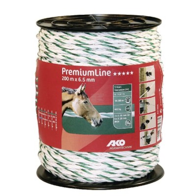 Linka ogrodzeniowa Premium Line, 6.5 mm 200 m 441564 | Exvi