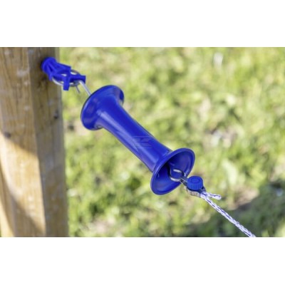 Uchwyt bramowy premium, niebieski, linka/drut 4499185 | Exvi