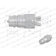 Szybkozłącze hydrauliczne wtyczka M18x1.5 WIAM18SZ | Exvi