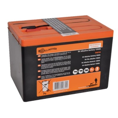 Bateria 9V 120Ah Gallagher 008704GAL | Exvi